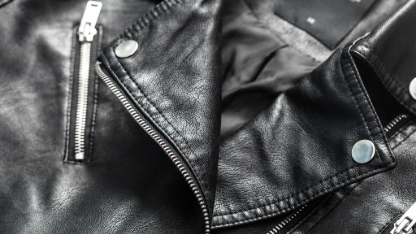 Female leather jacket